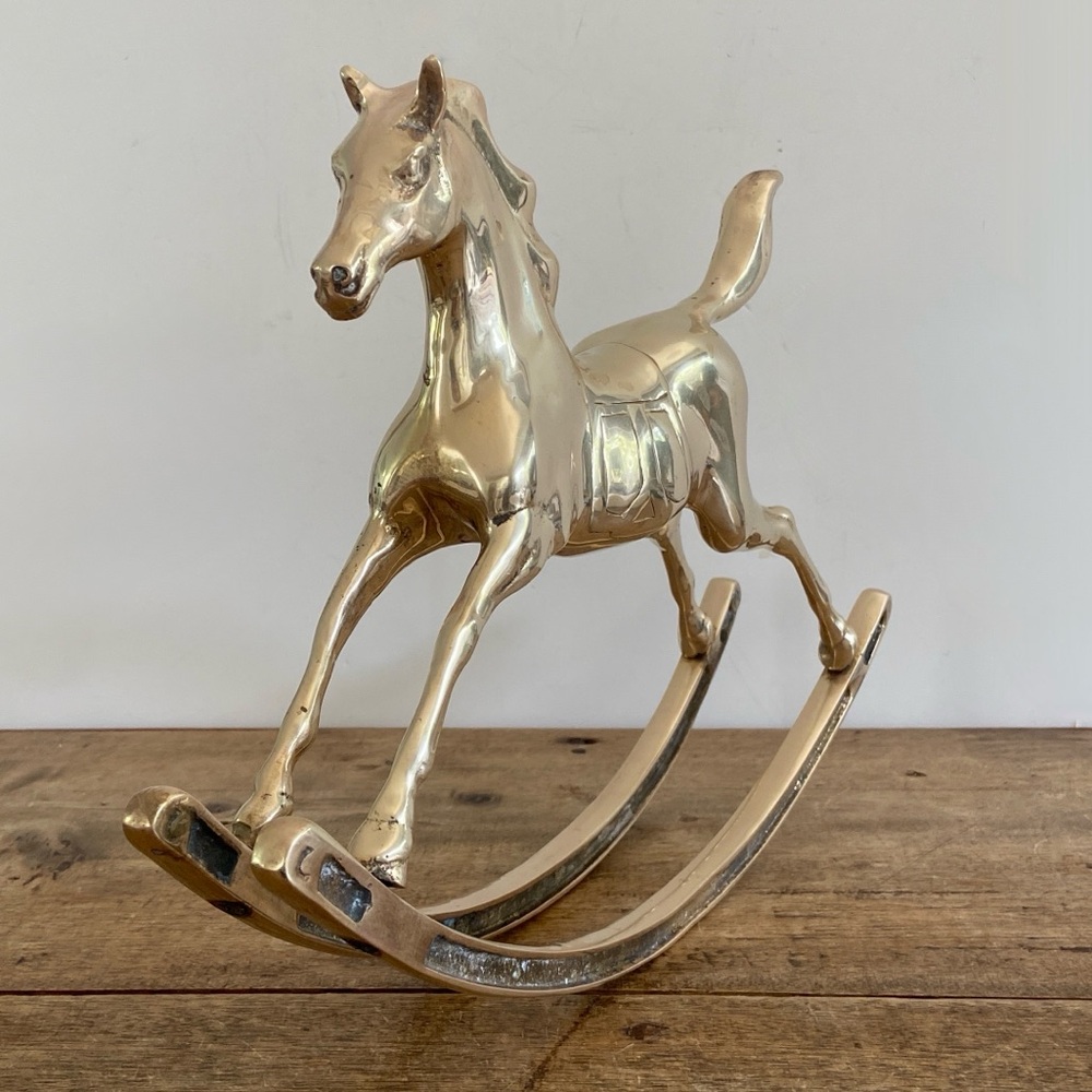 Brass Rocking Horse - Picture 4 of 10